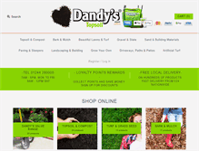 Tablet Screenshot of dandystopsoil.co.uk